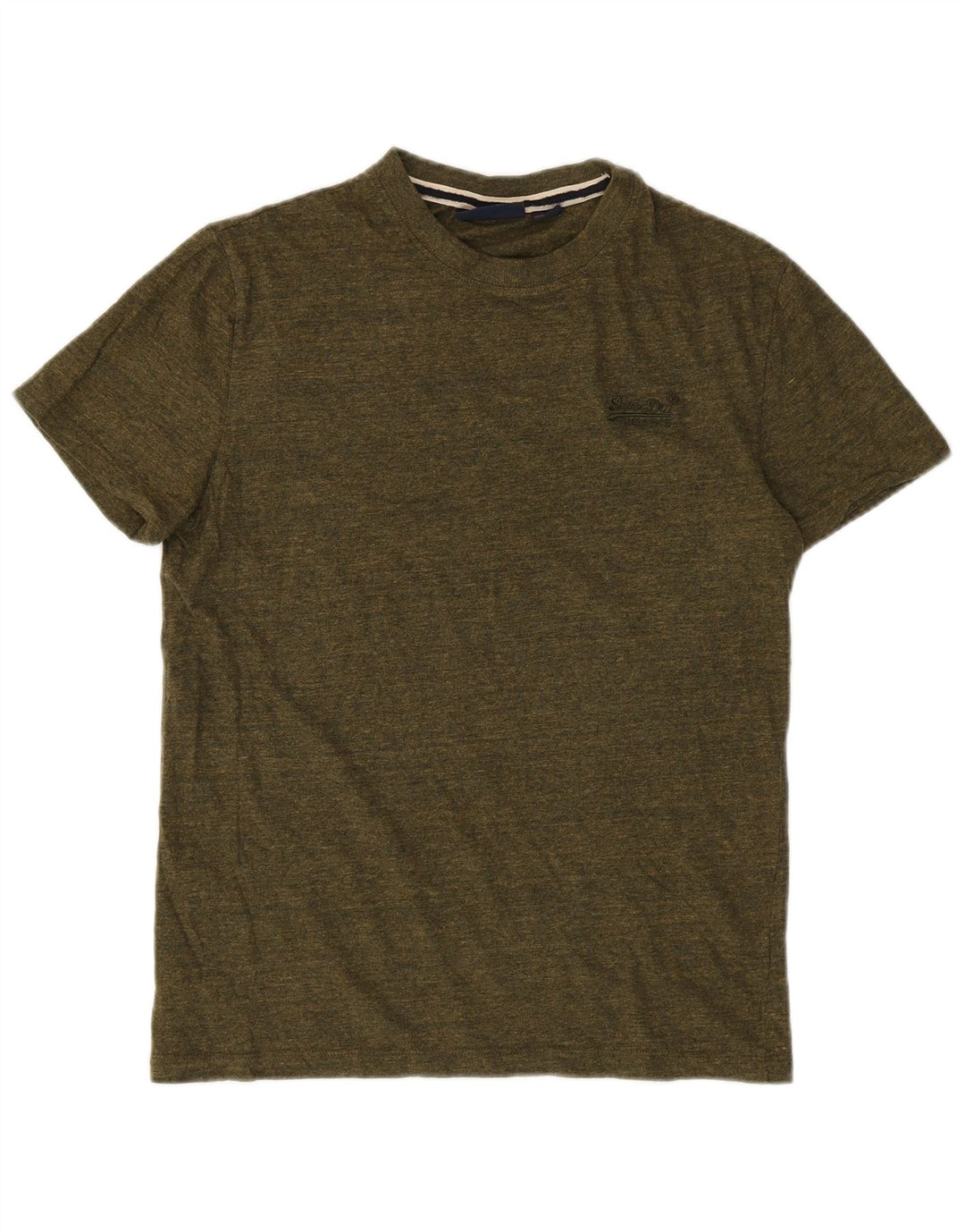 Superdry Herren T-Shirt-Oberteil, klein, Khaki, meliert