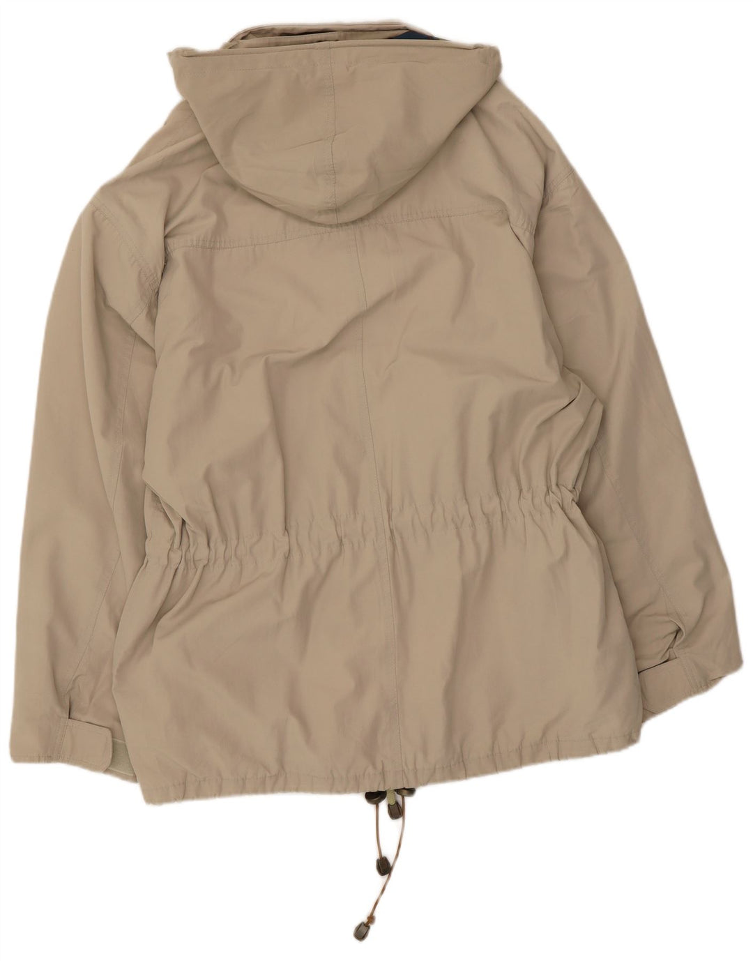 Bailo Herren-Regenjacke mit Kapuze, UK 38, mittelbeige Baumwolle