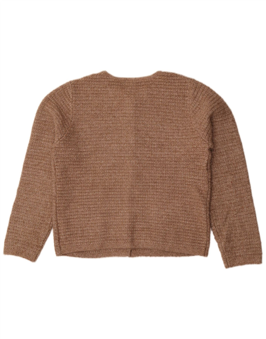 Marks & Spencer Damen-Cardigan-Pullover UK 14 Mittelbraunes Polyester