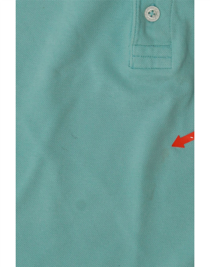 KAPPA Herren Poloshirt XL Türkis gestreift