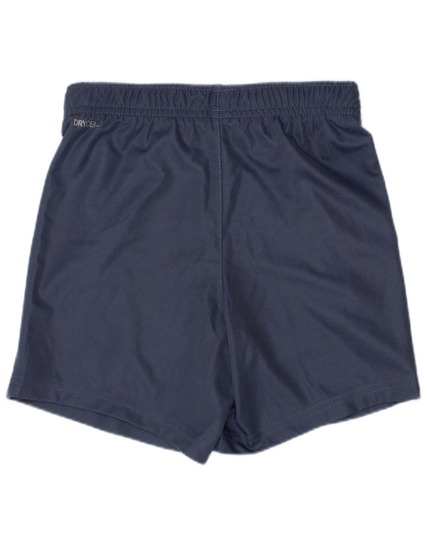Puma Sportshorts für Jungen, 5–6 Jahre, Marineblau, Farbblock-Polyester