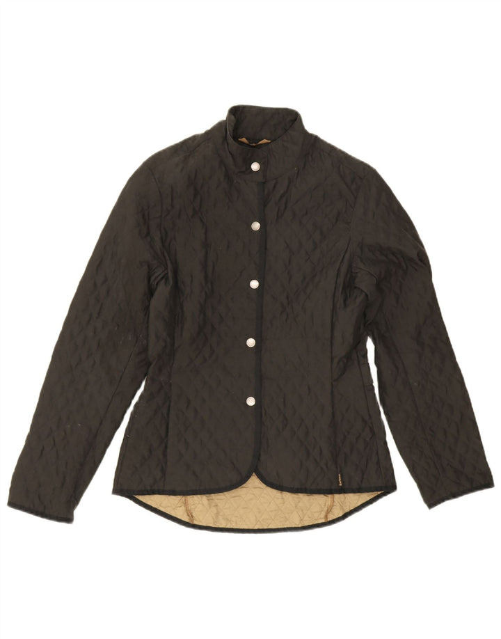 Barbour Damen Steppjacke UK 8 Small Schwarz Polyester