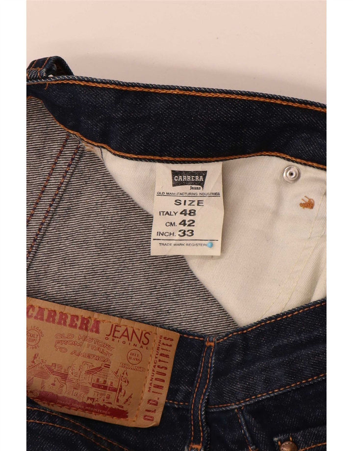 Carrera Herren Straight Jeans IT 48 Medium W33 L34 Marineblau Baumwolle