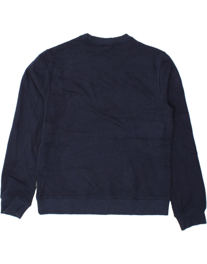EDDIE BAUER Mens Sweatshirt Jumper Large Navy Blue Cotton Vintage Eddie Bauer and Second-Hand Eddie Bauer from Messina Hembry 