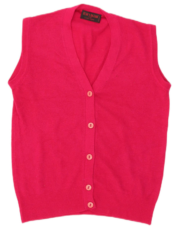 Laura Biagiotti Damen Bear's Bazaar Cardigan Pullover IT 44 Mittelrosa