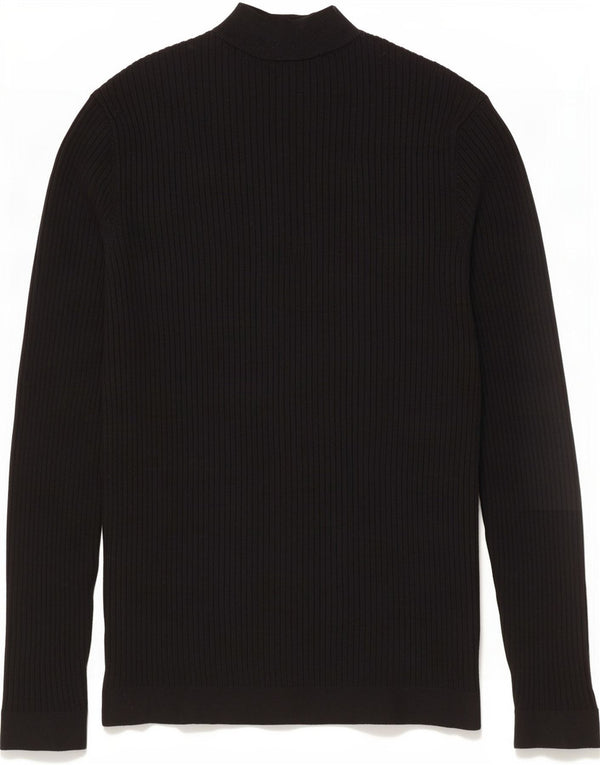 Zara Damen-Pullover mit Rollkragen, Gr. 14, Schwarz, Viskose