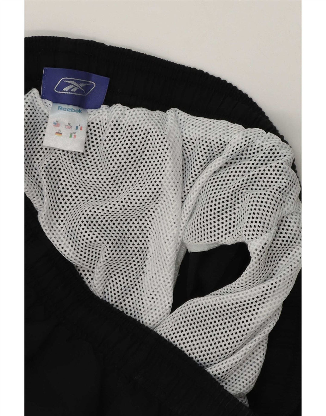 Reebok Herren Sportshorts Medium Schwarz Polyester