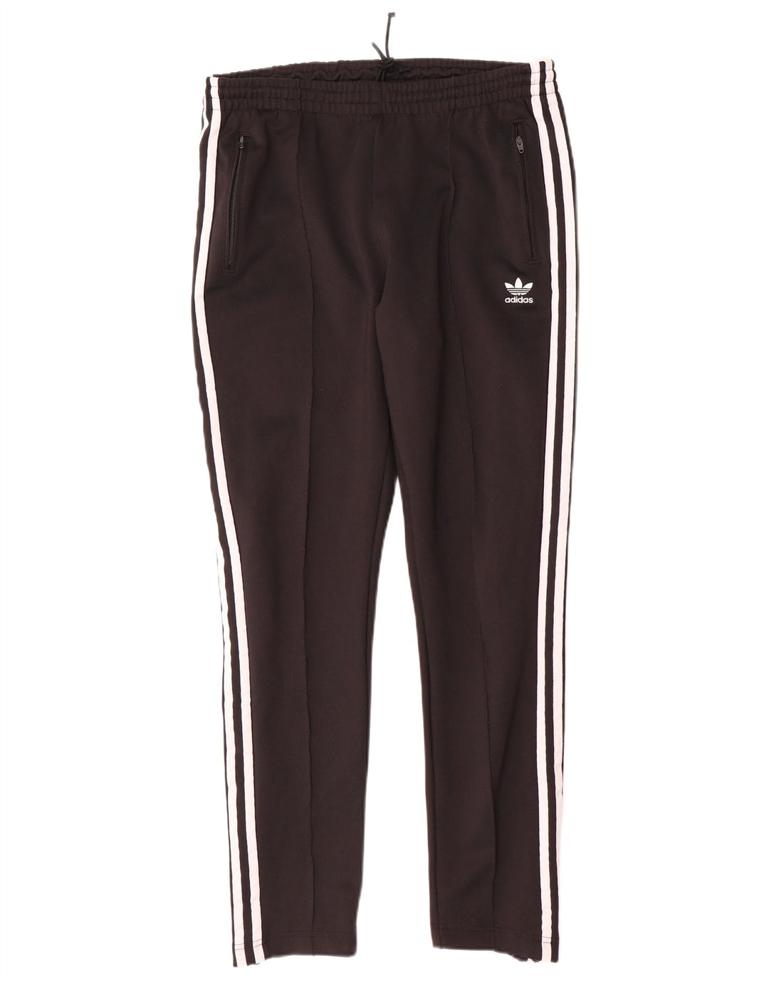 Adidas Damen Trainingshose UK 14 Mittelschwarze Baumwolle