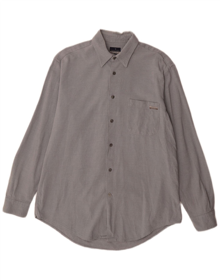 Trussardi Herrenhemd Large Grey Classic