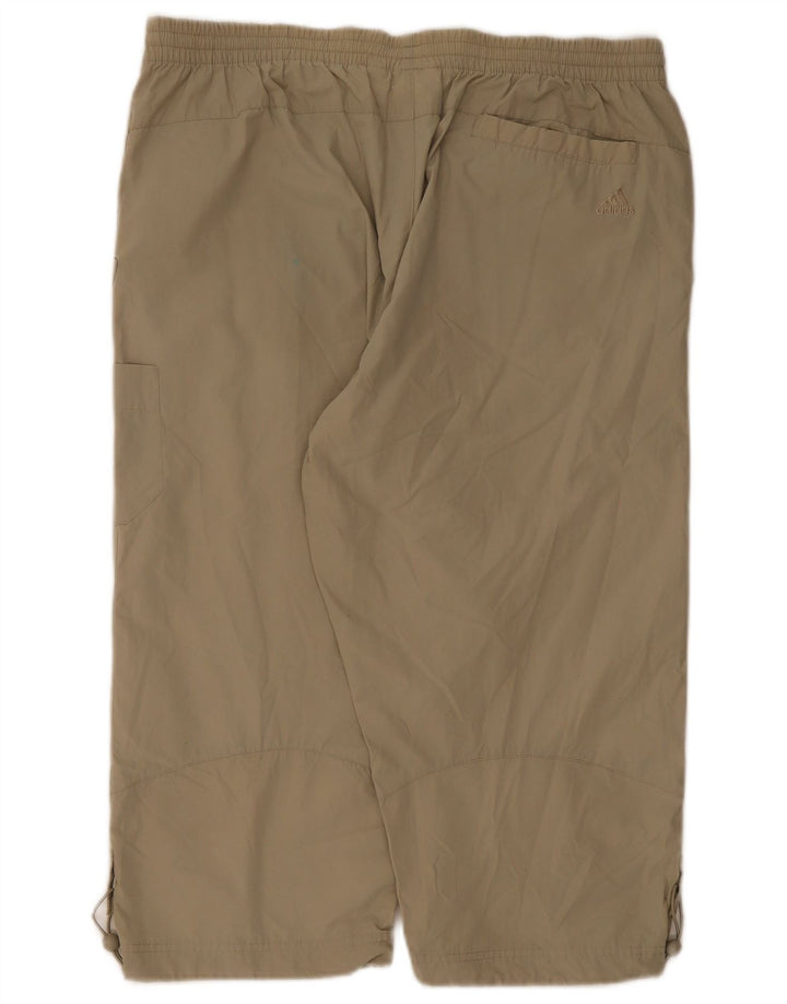 Adidas Herren Capri-Trainingshose XL Beige Polyester