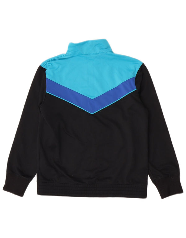 Nike Jungen-Trainingsanzug-Top-Jacke, 10–11 Jahre, Mittelschwarz, Farbblock