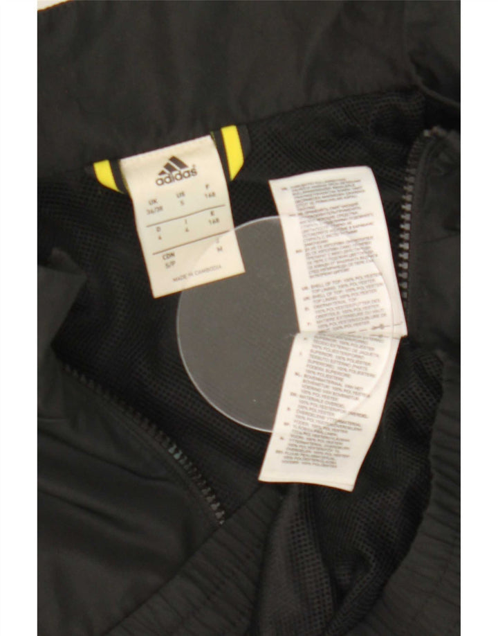 Adidas Herren Trainingsanzug Top Jacke UK 36/38 Small Schwarz Polyester