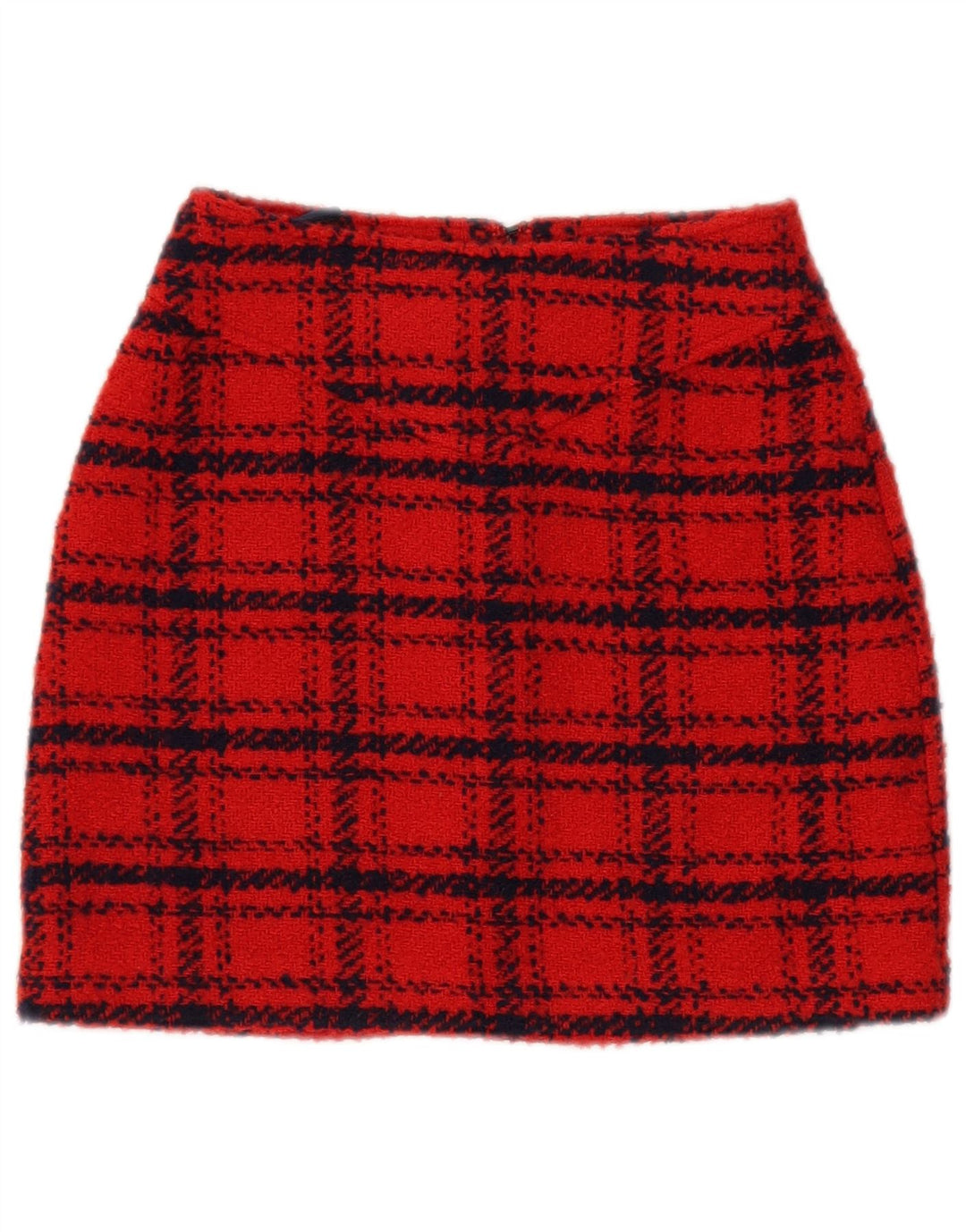 Piombo Damen Minirock IT 38 XS W26 Rot kariertes Polyester