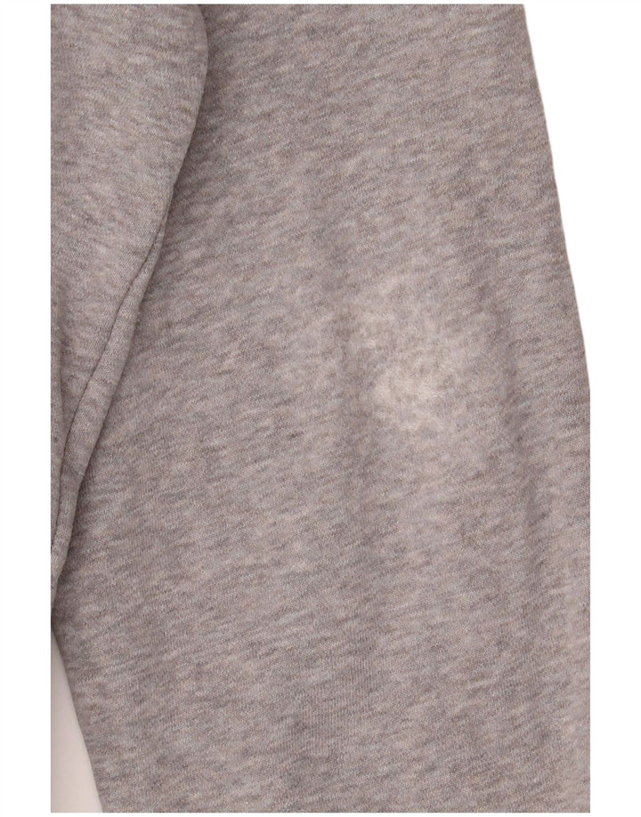 Reebok Herren Grafik-Sweatshirt-Pullover aus mittelgrauer Baumwolle