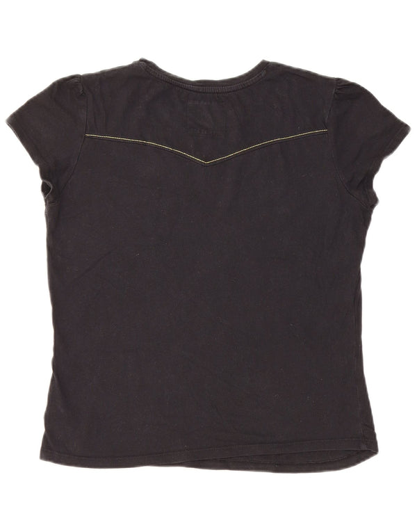 Levi's Mädchen-T-Shirt mit Grafik, 15–16 Jahre, schwarze Baumwolle