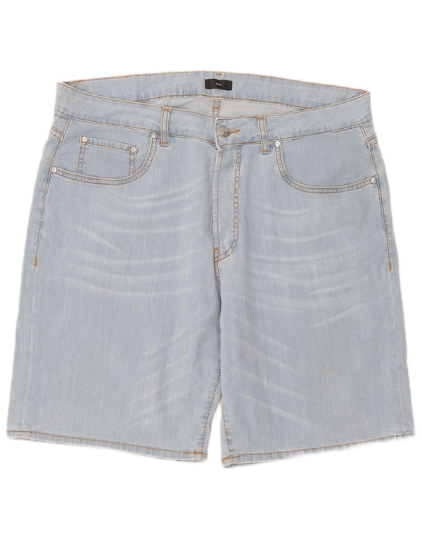 Liu Jo Herren Denim Shorts W38 XL Blaue Baumwolle