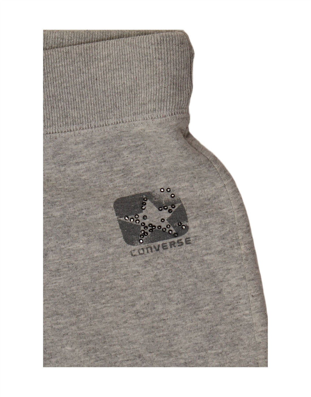 CONVERSE Womens Tracksuit Trousers Joggers UK 12 Medium  Grey