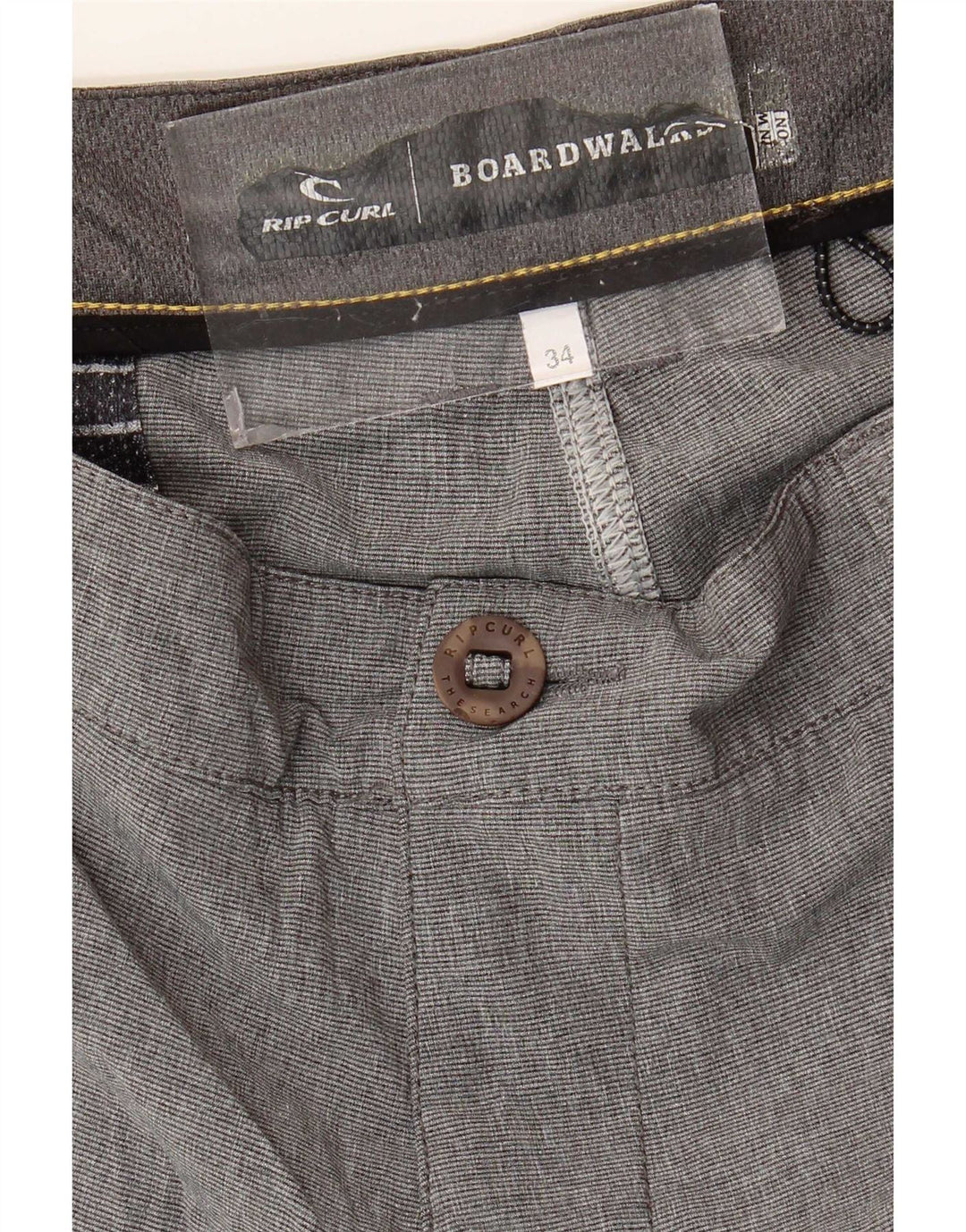 Rip Curl Herren Chino Shorts W34 Large Grau meliert