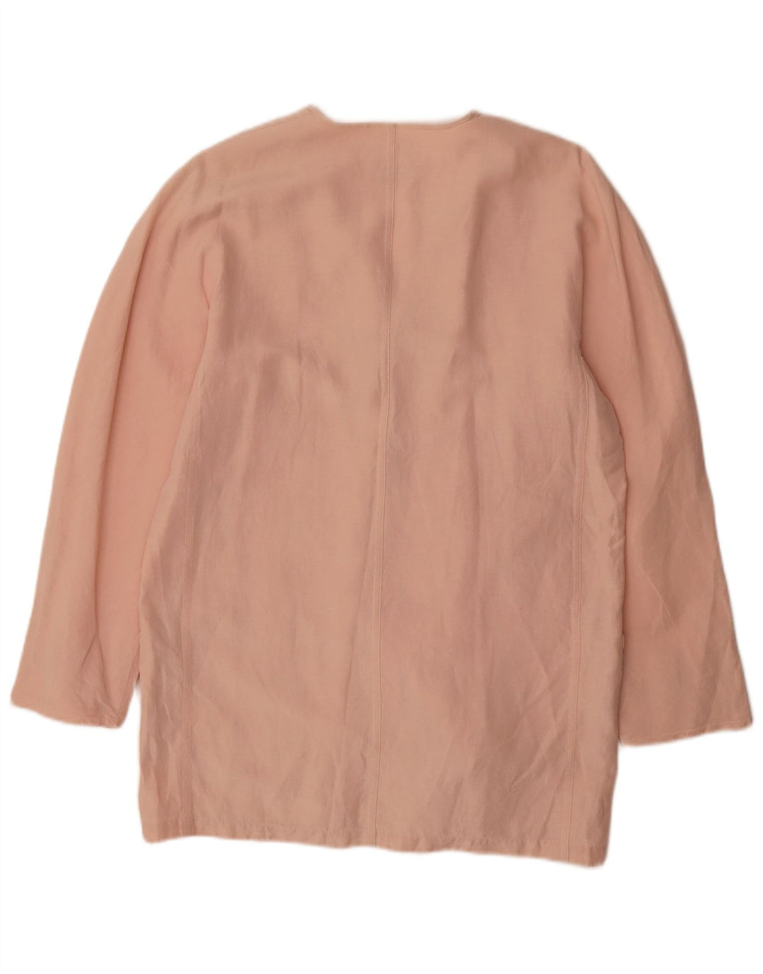 Max Mara Herren-Blazer mit 3 Knöpfen, UK 12, Mittelrosa, Leinen