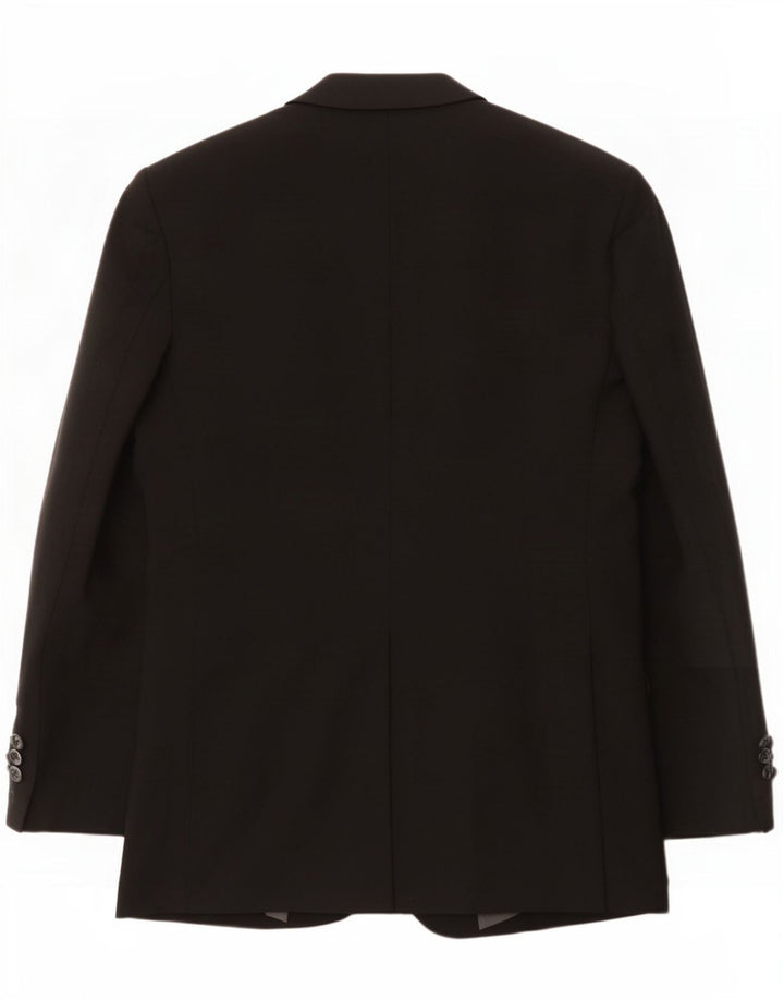 Marks & Spencer Herren-Blazer mit 2 Knöpfen, Gr. 36, Größe S, Schwarz, Polyester