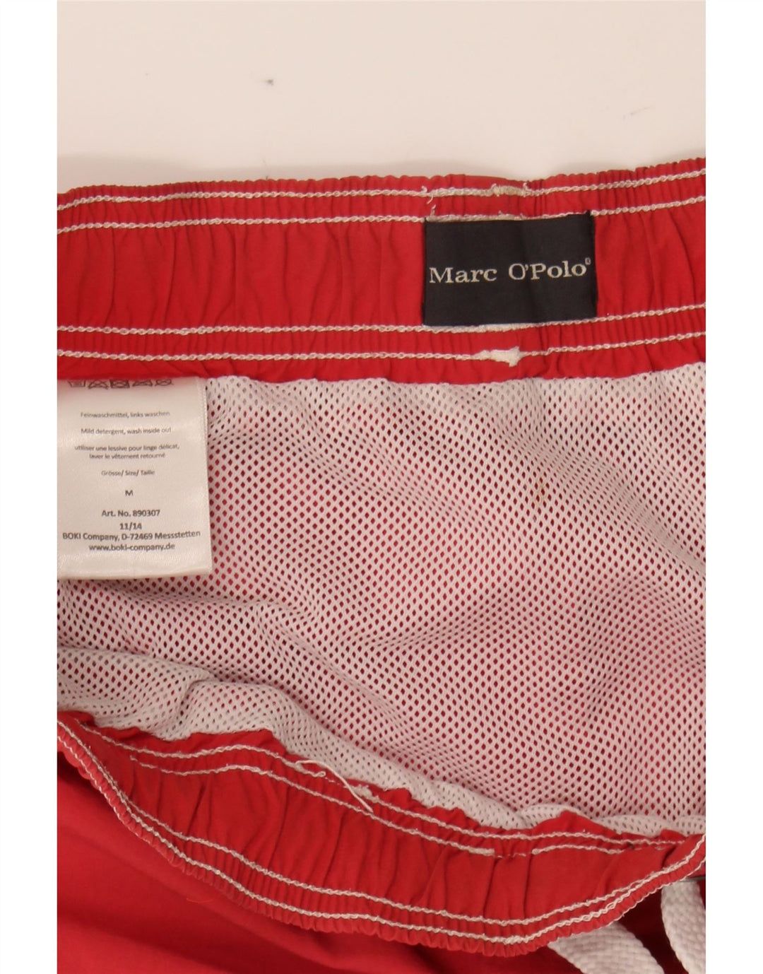 MARC O'POLO Mens Swimming Shorts Medium  Red Polyamide Vintage Marc O'Polo and Second-Hand Marc O'Polo from Messina Hembry 