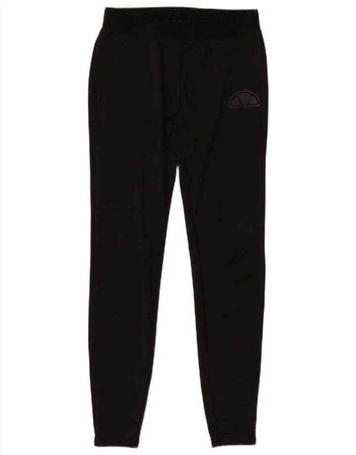 Ellesse Womens Graphic Leggings UK 14 Medium Schwarz
