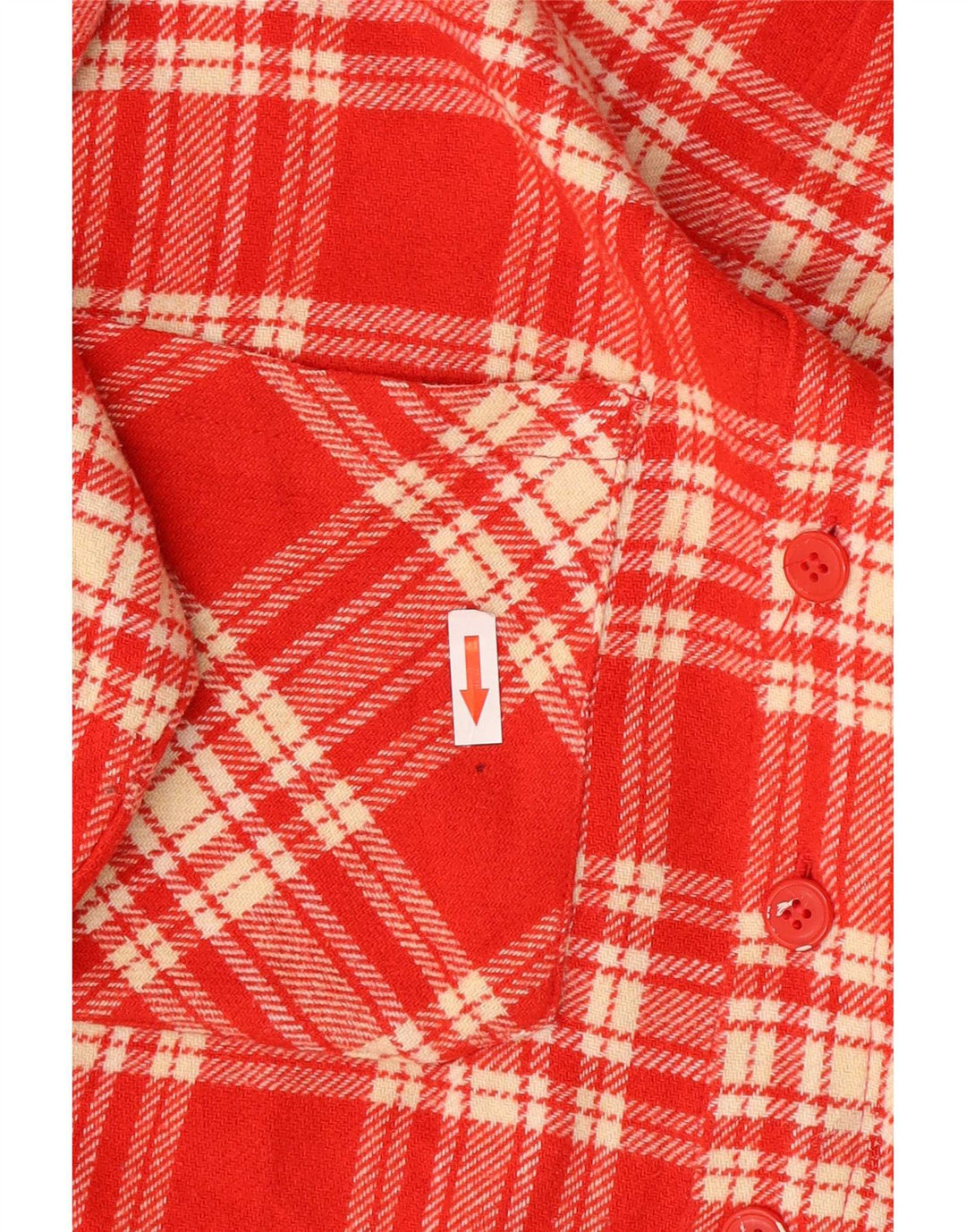 Rifle Herren-Overshirt-Hemd, mittelrot, kariert, Acryl