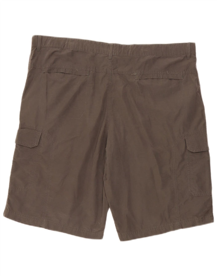 Marks & Spencer Herren Cargoshorts W42 2XL Graue Baumwolle