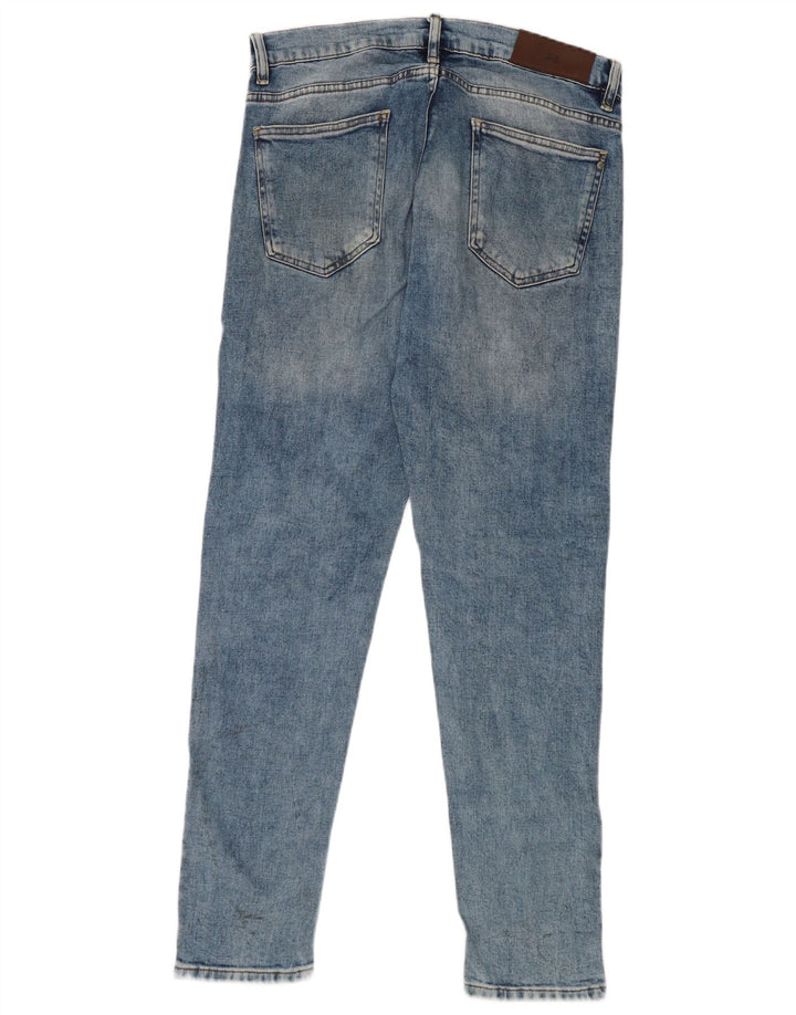 Slim-Jeans für Herren von Zara, Größe 42, L, W32, L31, Blau