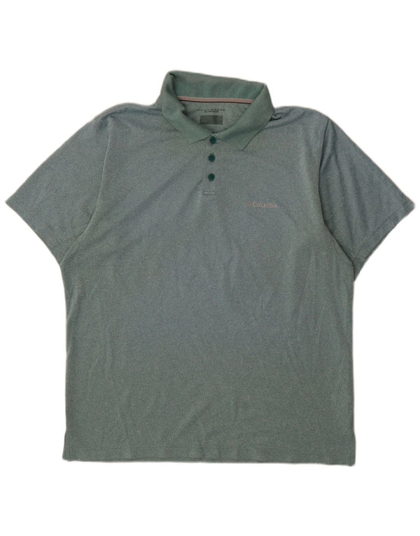 Columbia Herren Poloshirt XL Grün Polyester