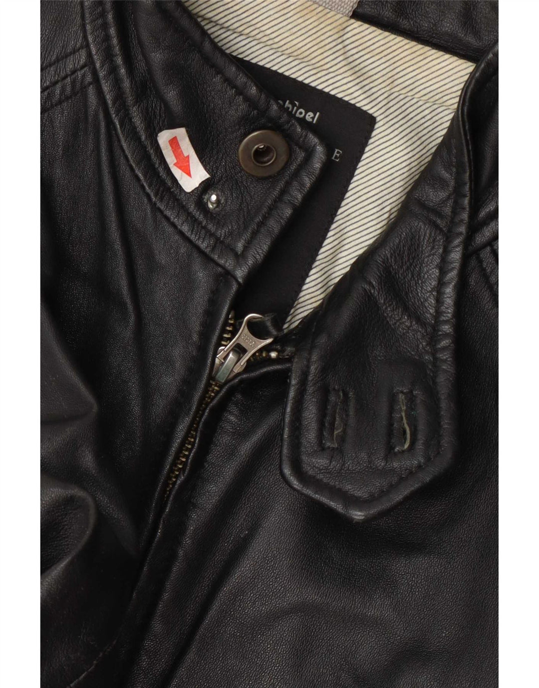 Conbipel Herren Lederjacke IT 48 Medium Schwarz