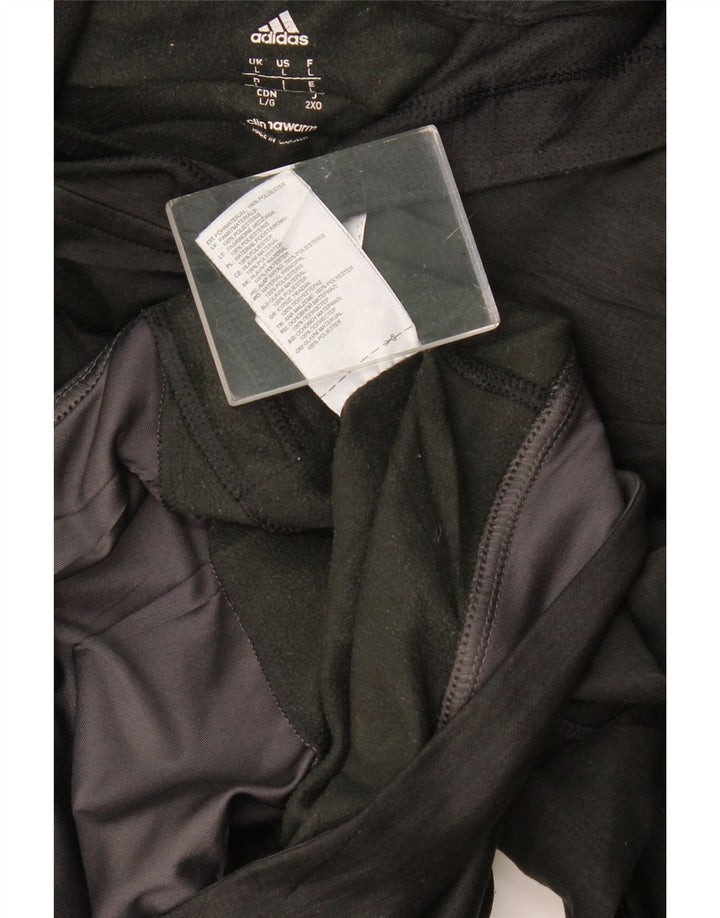 Adidas Herren Climawarm Hoodie Pullover Large Schwarz Polyester
