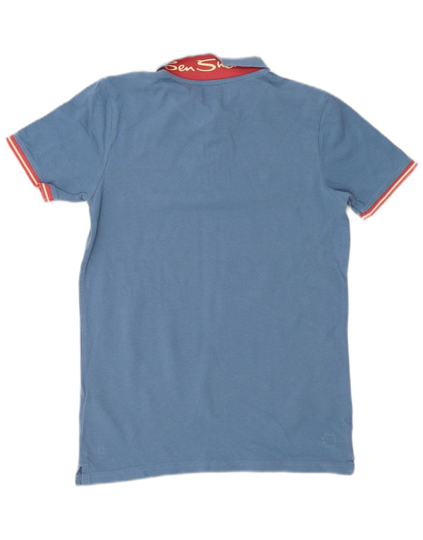 Ben Sherman Jungen-Poloshirt, 14–15 Jahre, blaue Baumwolle