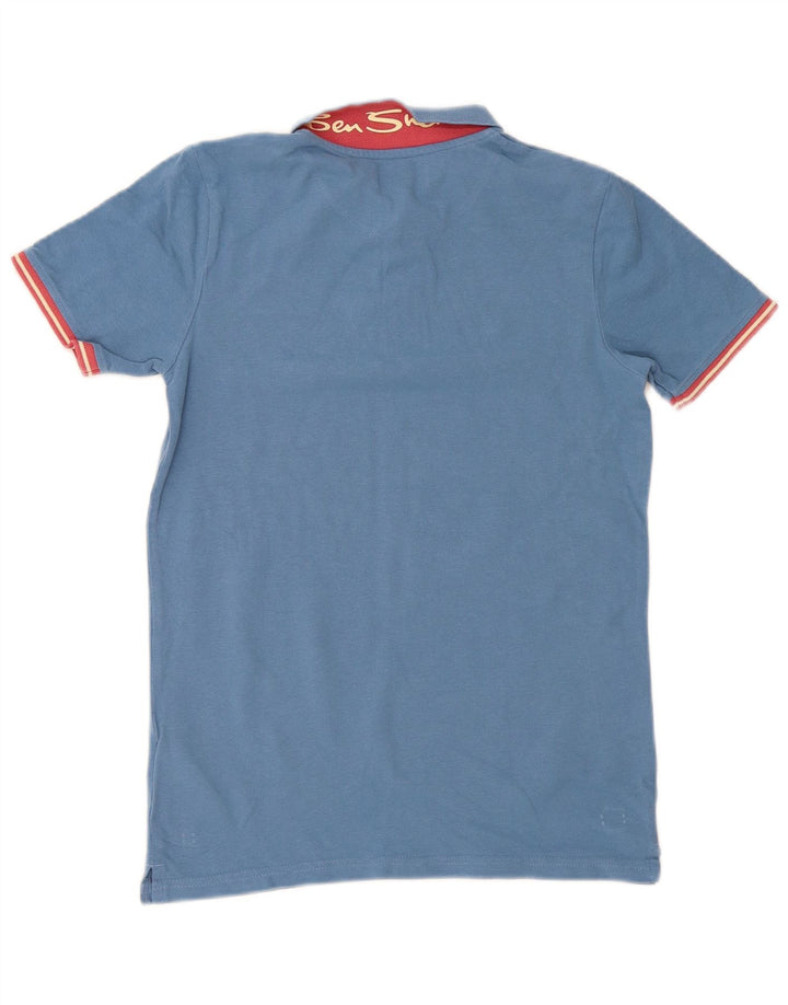 Ben Sherman Jungen-Poloshirt, 14–15 Jahre, blaue Baumwolle