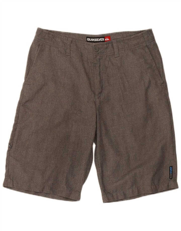 Quiksilver Herren Chinoshorts W33 Mittelgraues Polyester
