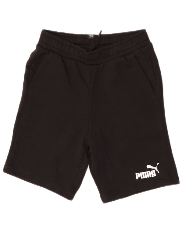 Puma Jungen Sportshorts 11–12 Jahre, schwarze Baumwolle