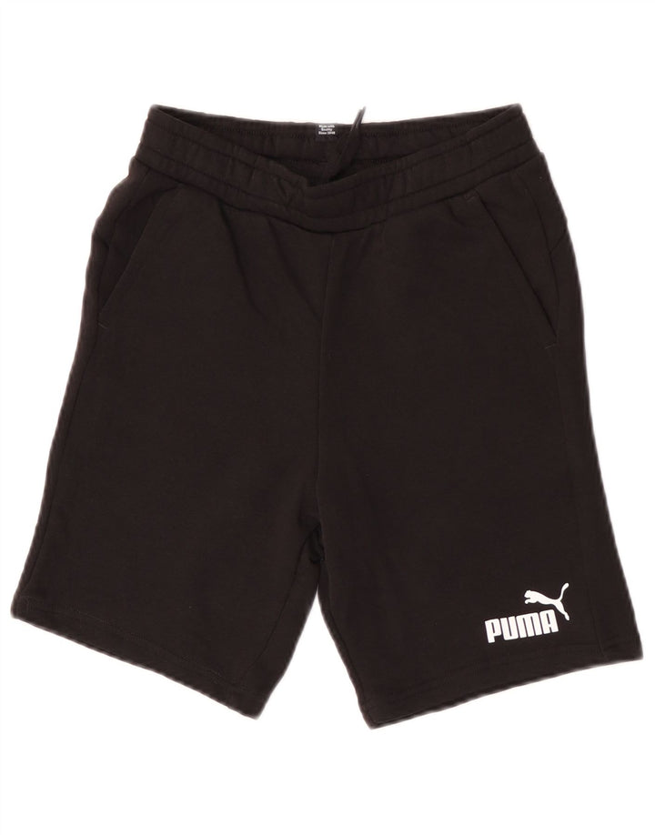 Puma Jungen Sportshorts 11–12 Jahre, schwarze Baumwolle