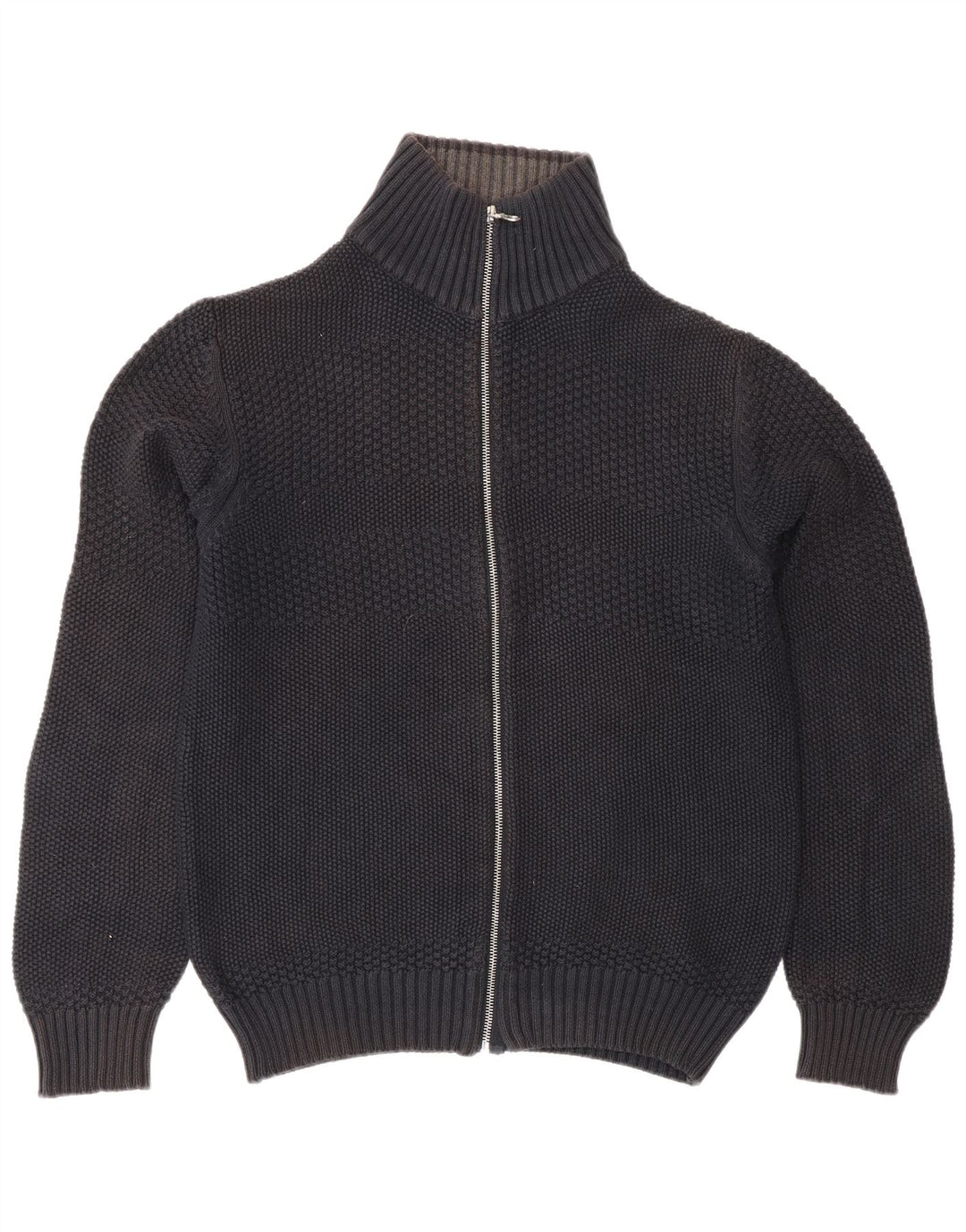 Jack & Jones Herren-Strickjacke, groß, aus schwarzer Baumwolle
