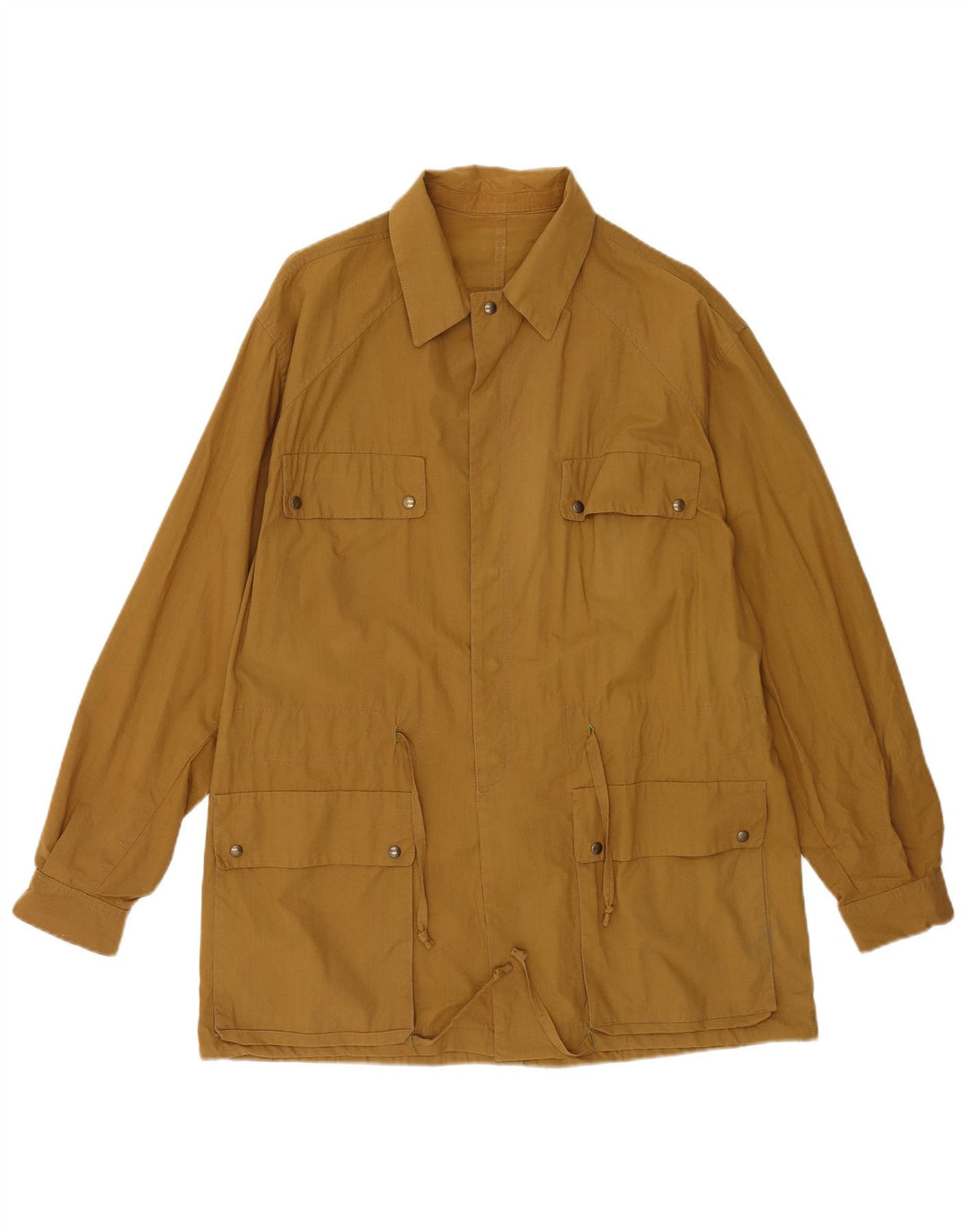 Vintage Herren Utility Jacke UK 38 Mittelbeige Baumwolle