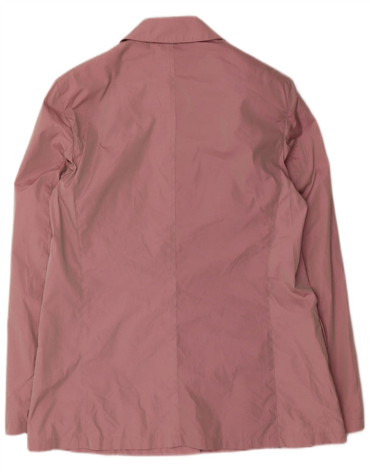 Marella Damen Utility-Jacke UK 14 Large Rosa Polyester