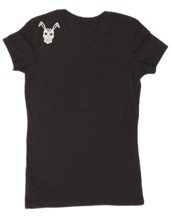 Vans Grafik-T-Shirt für Damen, UK 12, mittelschwarz, Baumwolle