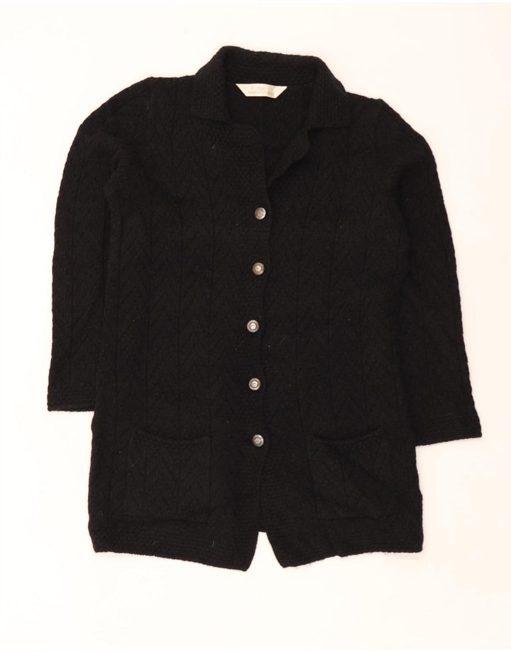 Marks & Spencer Damen St. Michael Cardigan Pullover UK 16 Large Schwarz