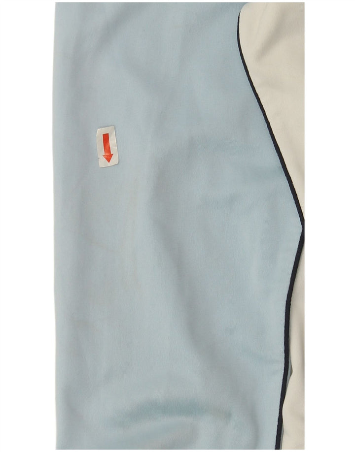 Champion Damen-Trainingsanzug-Top-Jacke, UK 14, Größe L, blau, Colourblock-Polyester