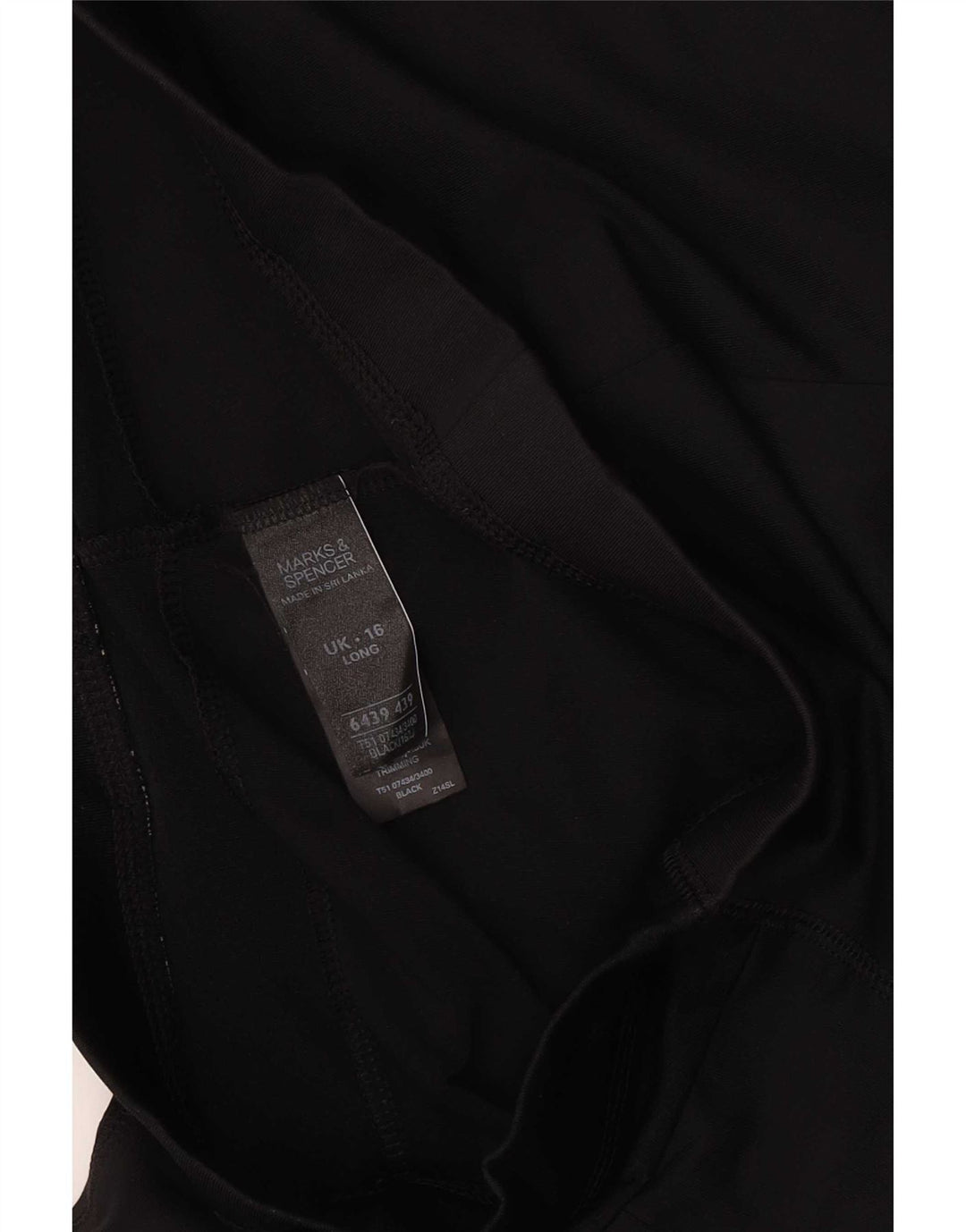 Marks & Spencer Damen-Trainingshose, Gr. 42, Größe L, Schwarz, Polyester