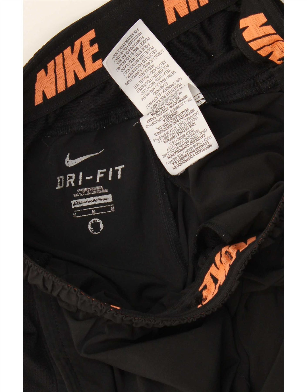 Nike Herren Dri Fit Sportshorts Mittelschwarzes Colourblock-Polyester