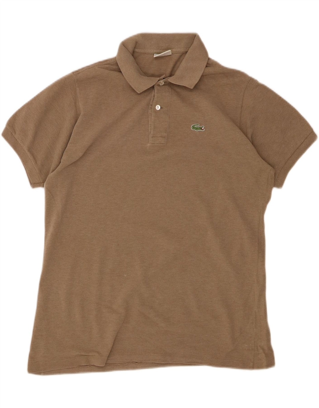LACOSTE Mens Polo Shirt Size 4 Medium Grey