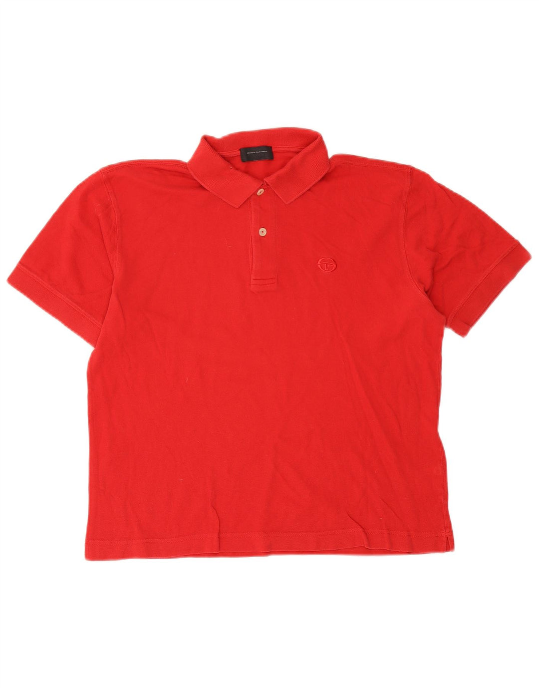 Sergio Tacchini Herren Poloshirt IT 44 XS Rote Baumwolle