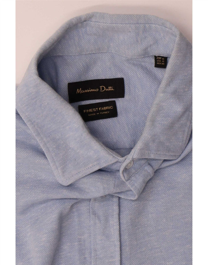 Massimo Dutti Herrenhemd XL Blau