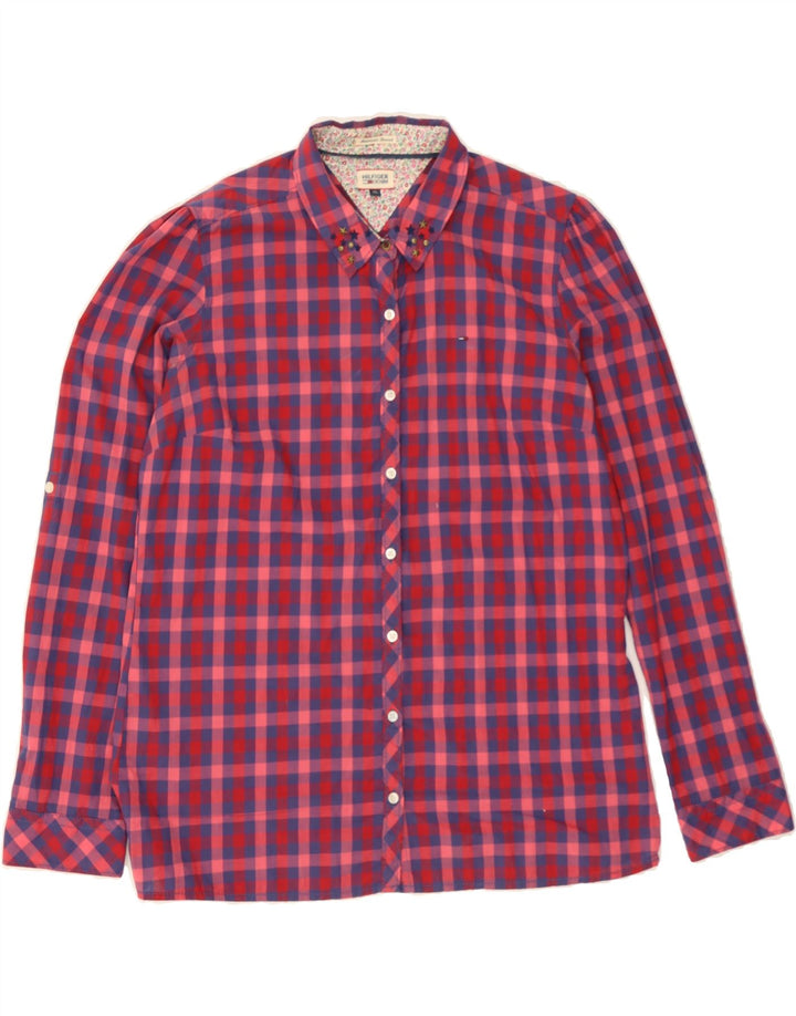 TOMMY HILFIGER Womens Shirt UK 18 XL Multicoloured Check Cotton Vintage Tommy Hilfiger and Second-Hand Tommy Hilfiger from Messina Hembry 