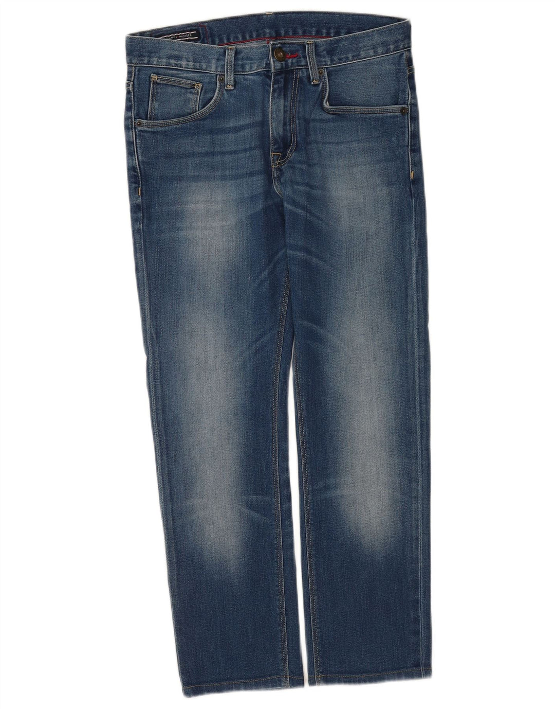 Tommy Hilfiger Damen-Cropped-Jeans, W30, L26, Blau, Baumwolle